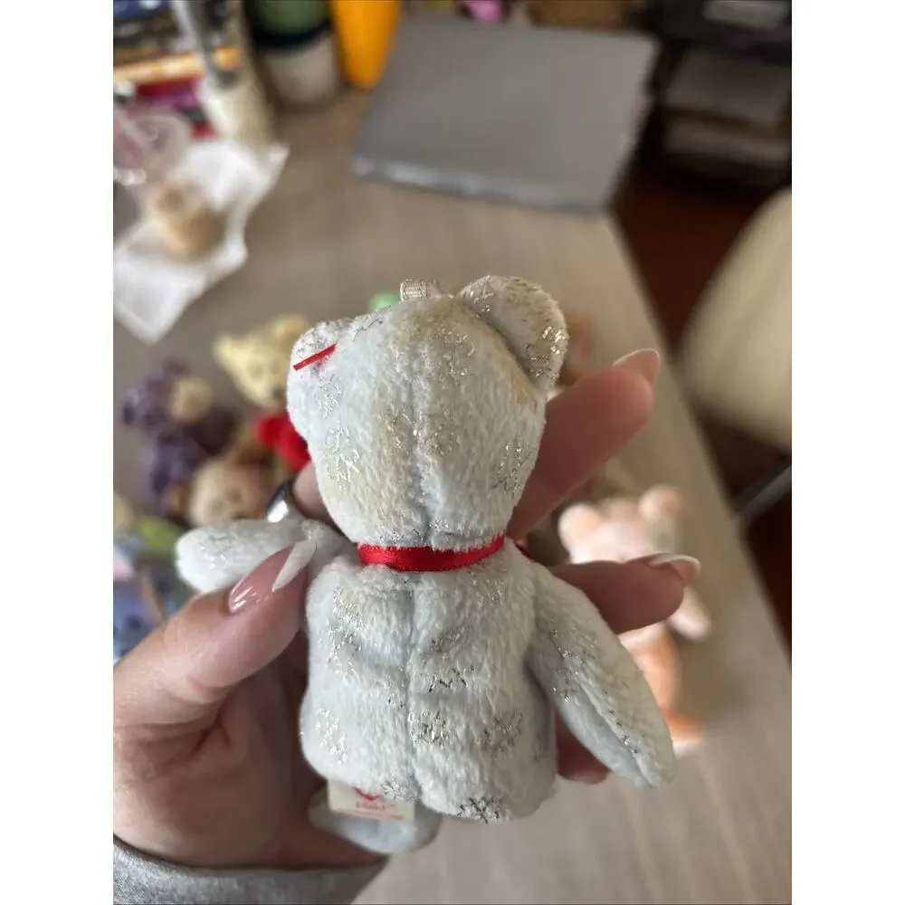 Vintage Ty Beanie Baby Lot of 15 NWT Retired Bears Osito Fuzz Birthday + More